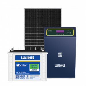 Solar Hybrid Combo | Hybrid Inverter TX 3.75 KVA, Solar Battery 150 Ah (4 Nos.), Solar Panel 540 W (4 Nos.)