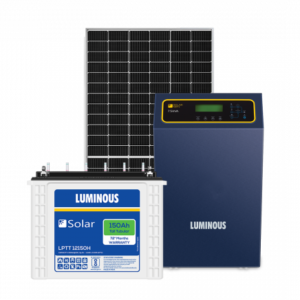 Solar Off-Grid Combo | PCU NXT+ 7.5 KVA/96 V, Solar Battery 150 Ah (8 Nos.), Solar Panel 540 W (9 Nos.)